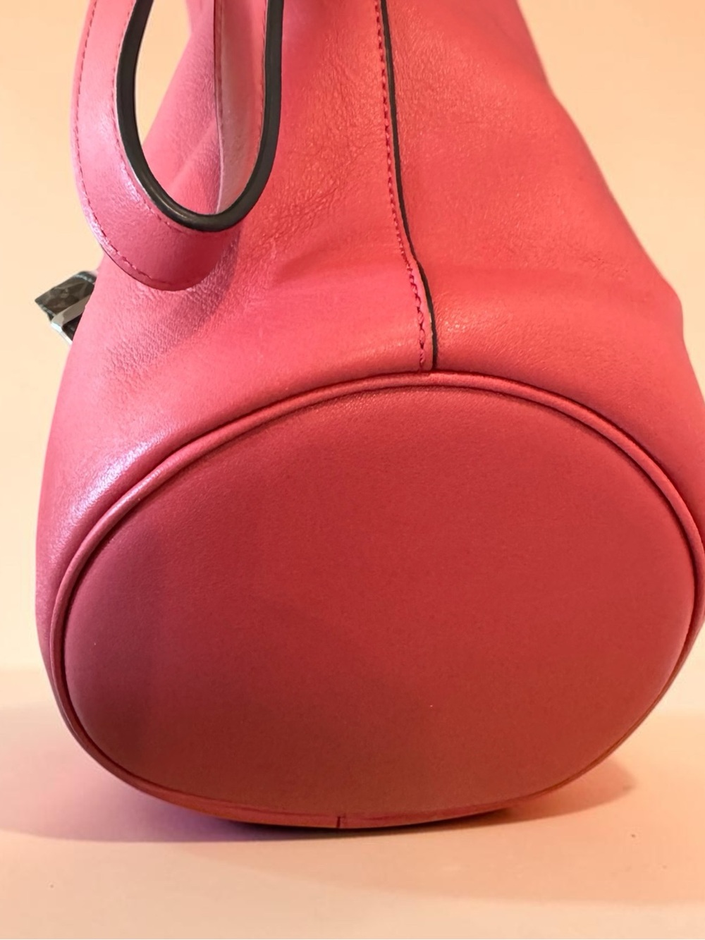 Coach - Bleeker Mini Duffle Bucket Bag #32281 2014 Loganberry - Nice Condition - Picture 10 of 13